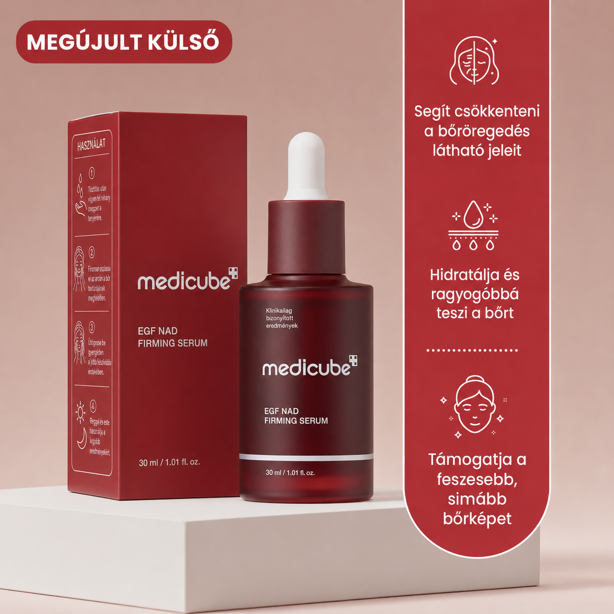 Medicube EGF NAD+ Feszesítő Szérum 30 ml