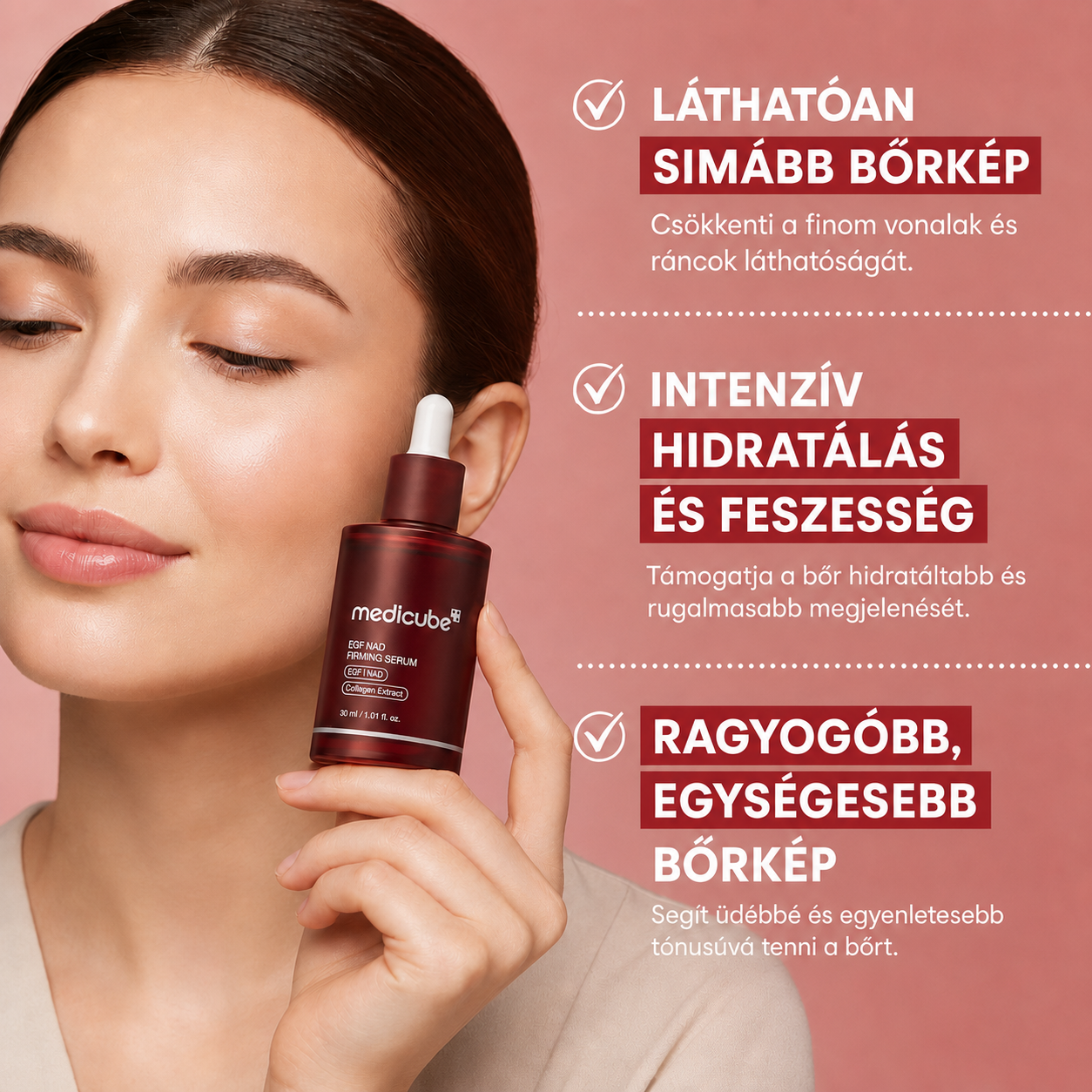 Medicube EGF NAD+ Feszesítő Szérum 30 ml